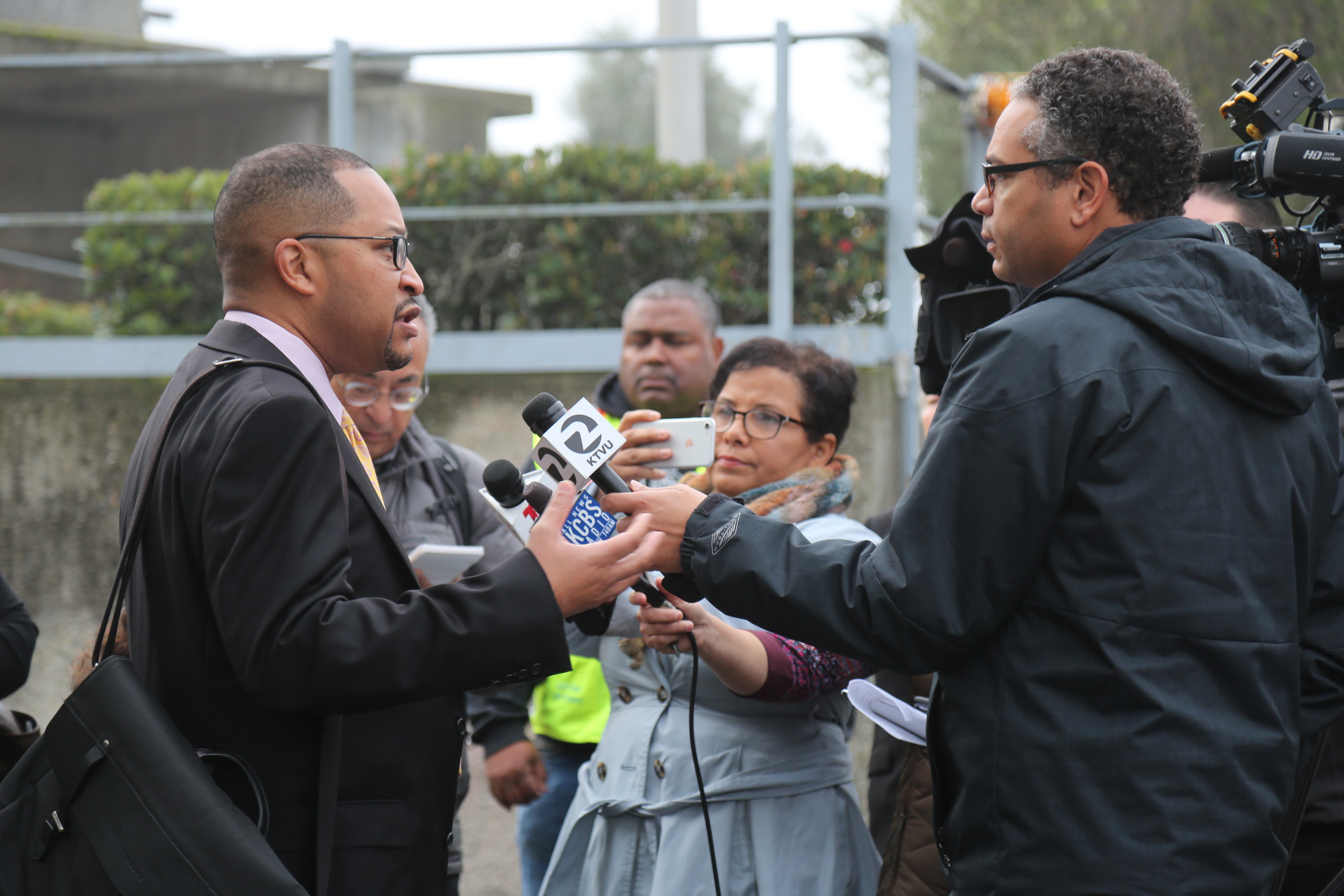 Acting Director, Alaric Degranfinried, interviewed by Media