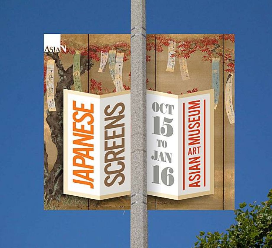 banners on street