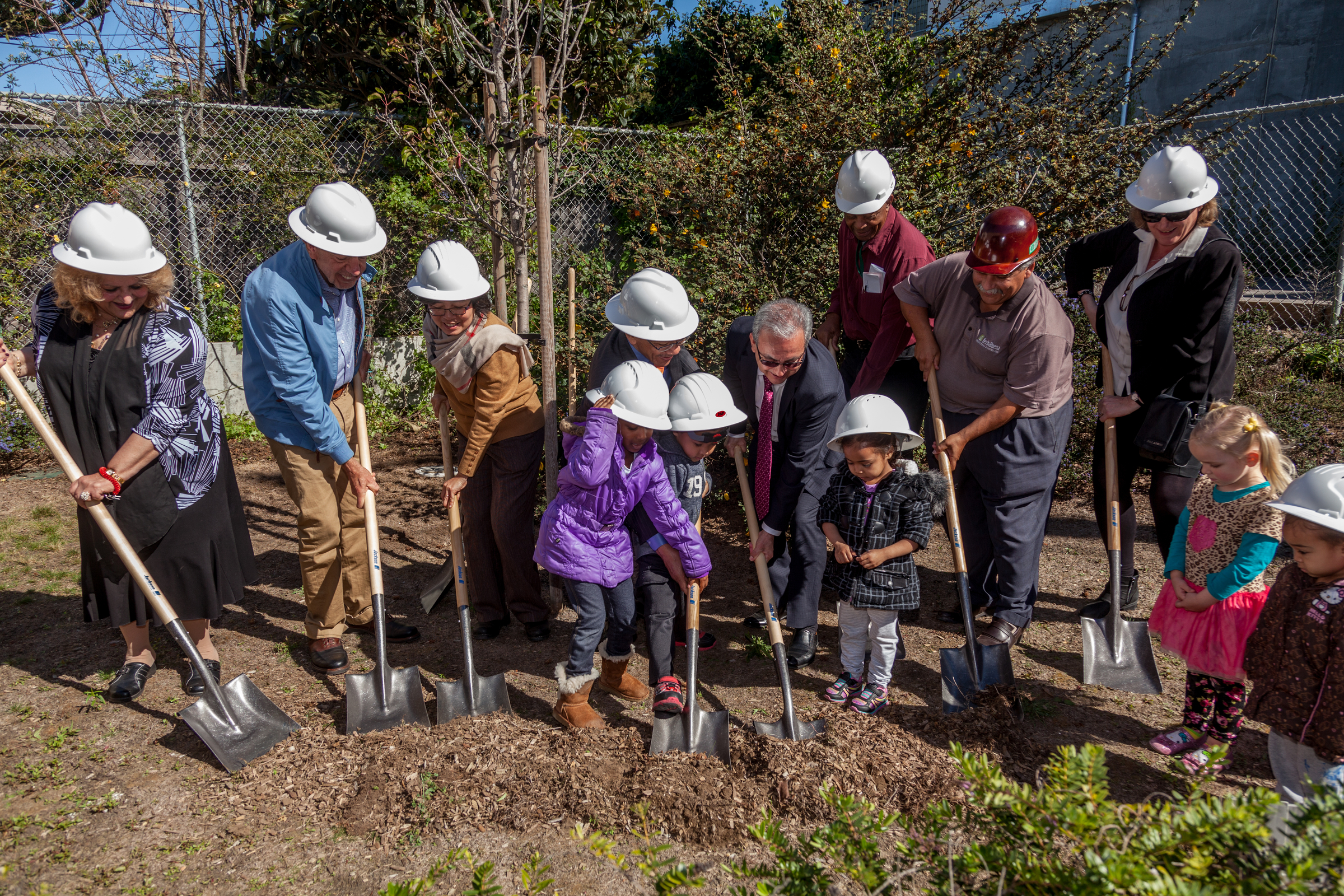 ingleside garden groundbreaking