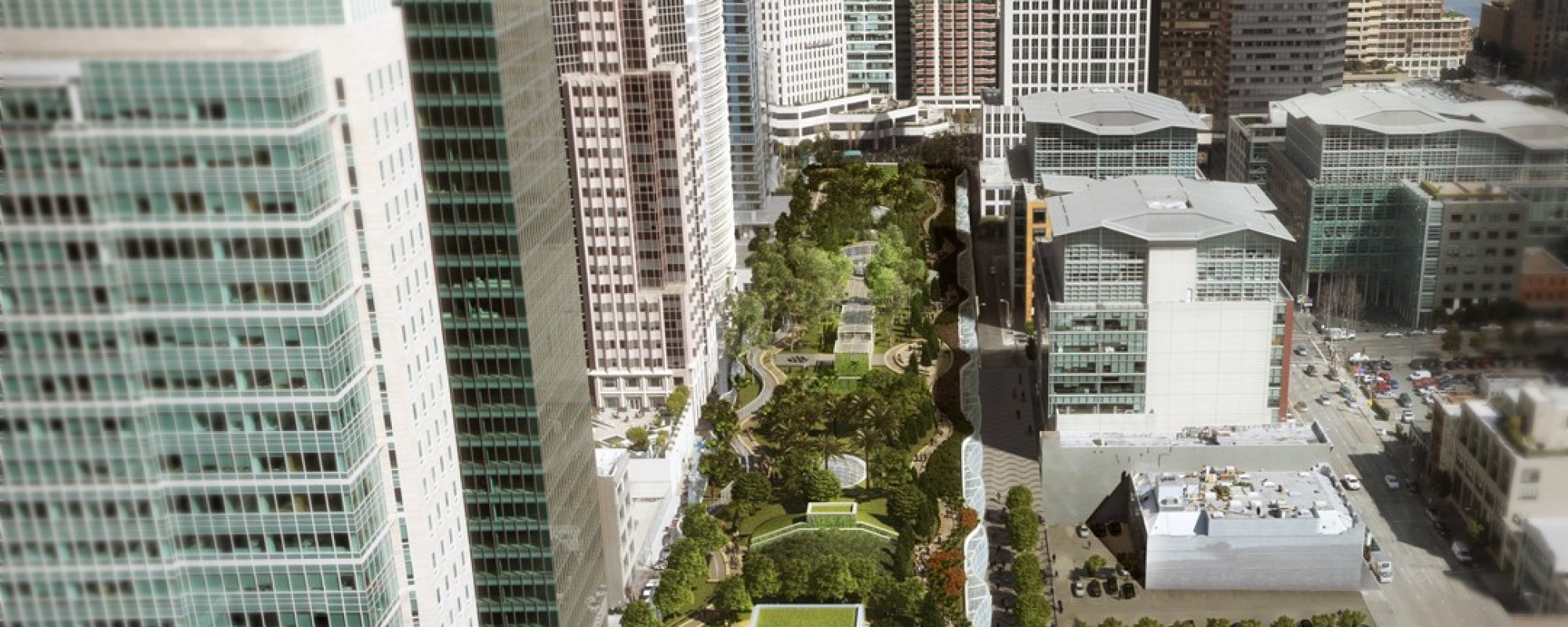 Transbay Transit Streetscape